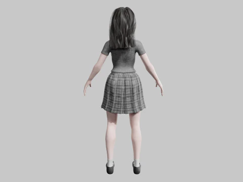 Cool Basic Woman V32357 3D Model