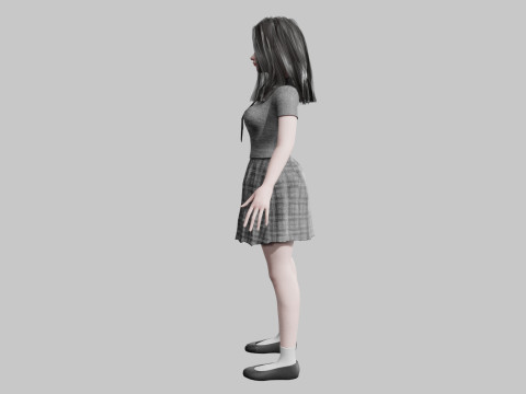 Cool Basic Woman V32357 3Dモデル