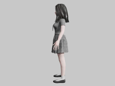 Cool Basic Woman V32357 3D Model