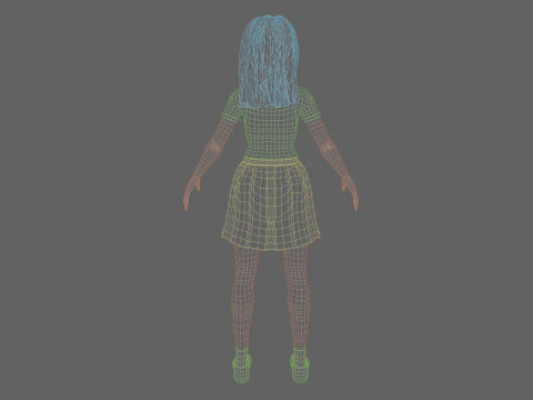 Cool Basic Woman V32357 3D Model