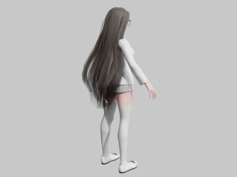 Carina Bella donna V34645 Modello 3D