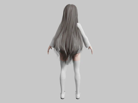 Carina Bella donna V34645 Modello 3D