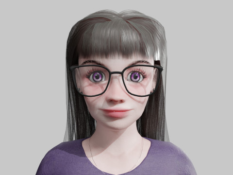 Pretty Standard Woman V34229 Modello 3D