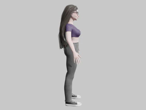 Pretty Standard Woman V34229 3D Model
