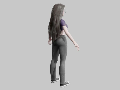 Pretty Standard Woman V34229 3D Model
