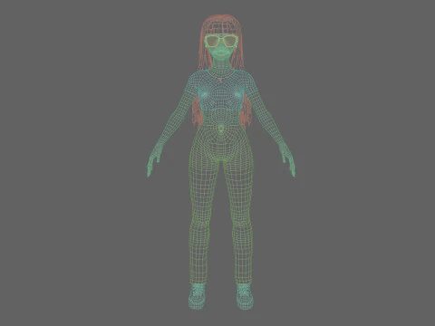 Pretty Standard Woman V34229 3D Model