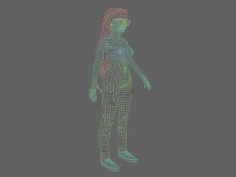 Pretty Standard Woman V34229 3D Model