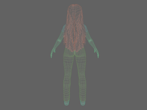 Pretty Standard Woman V34229 Modello 3D