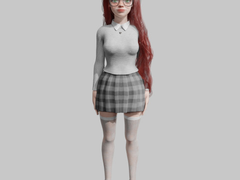 Pretty sweet Woman V41086 Model 3D