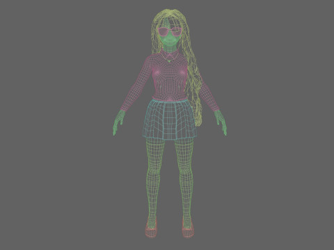 Pretty sweet Woman V41086 Model 3D