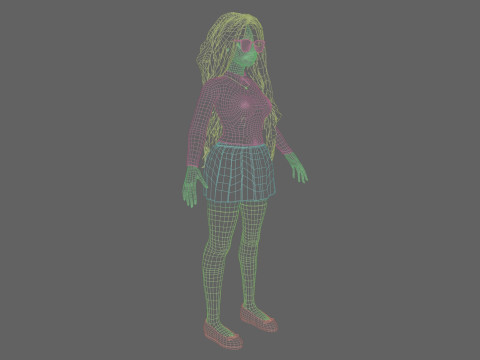 Pretty sweet Woman V41086 Model 3D