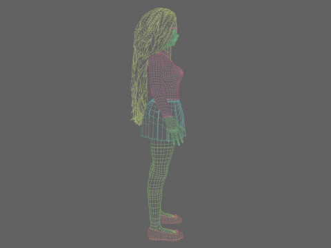Pretty sweet Woman V41086 Model 3D
