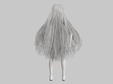 Pretty white woman V35800 Modelo 3D