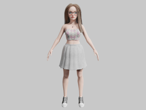 Standard Pretty woman V33807 3D Модель