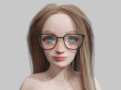 Standard Pretty woman V33807 3D Модель