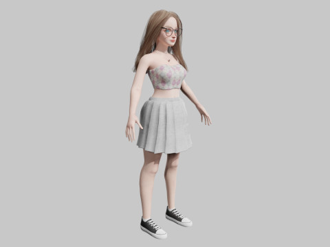 Standard Pretty woman V33807 3D Модель