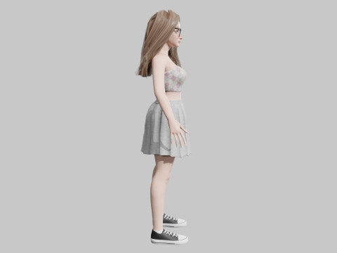 Standard Pretty woman V33807 3D Модель