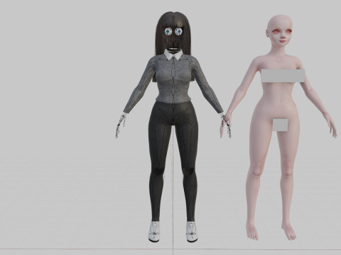 Stylized Pretty Woman V34381 Modelo 3D