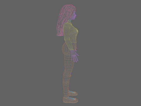 Stylized Pretty Woman V34381 Modelo 3D