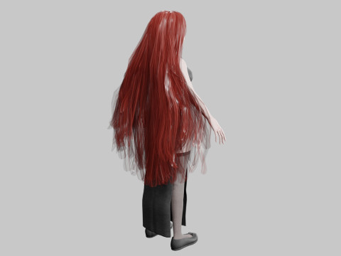 Stylized young Woman V34681 Modelo 3D
