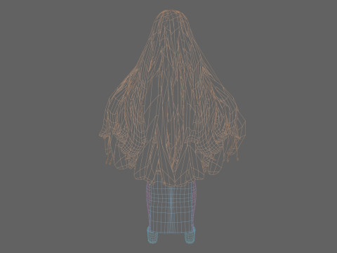 Stylized young Woman V34681 Modelo 3D