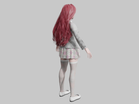 Sweet Basic Woman V43434 3D Model