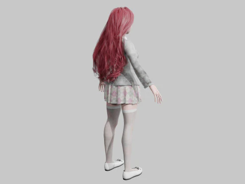 Sweet Basic Woman V43434 3D Model