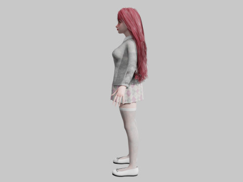 Sweet Basic Woman V43434 3D Model