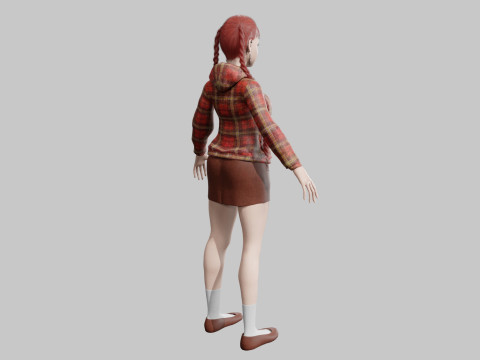Sweet cute Woman V36191 Model 3D
