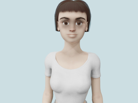 Girl 3D 模型