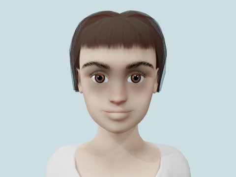 Girl 3D 模型