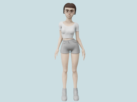Girl 3D 模型