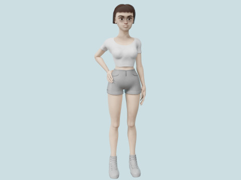 Girl 3D 模型