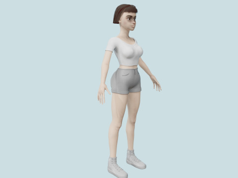 Girl 3D 模型