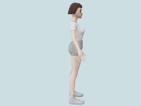 Girl 3D 模型
