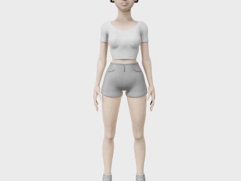 Girl 3D 模型