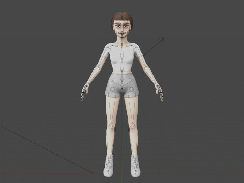 Girl 3D 模型