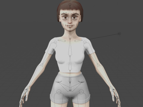 Girl 3D 模型