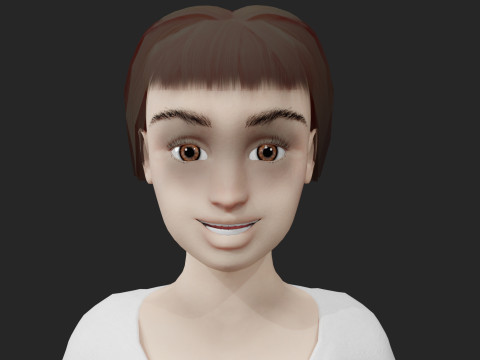 Girl 3D 模型