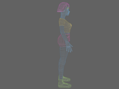 Girl 3D 模型