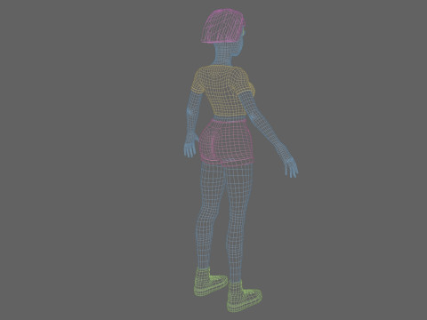 Girl 3D 模型