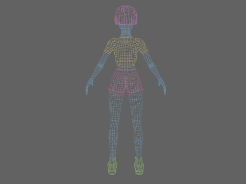 Girl 3D 模型