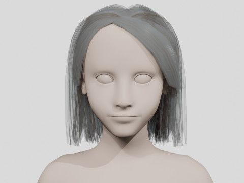 40 Hairstyles collection 3D Модель