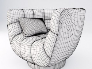 Sofa poly Model 3D
