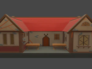 V-Small House-Tavern 3D Model