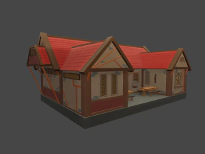 V-Small House-Tavern 3D Model