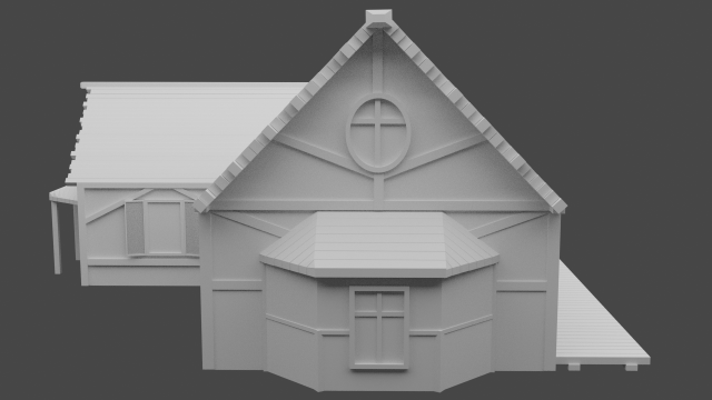 V-Small House 3D मॉडल .c4d .max .obj .3ds .fbx .stl .blend