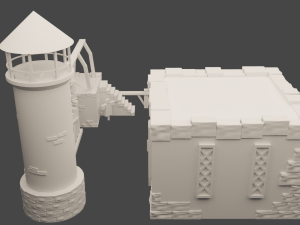 V-Barracks Model 3D