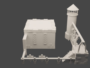 V-Barracks Model 3D