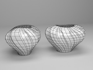 Modern Ceramic Flower vase 3D Model